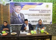 Penguatan Demokrasi Daerah, H.Arfan ; Dorong Peran Guru dalam Akses Anggaran Pendidikan
