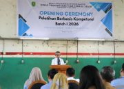 Bupati Kutim membuka pelatihan PBK, Di Balai Latihan Kompetensi Industri