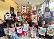 LENTERA dan Trauma Healing Hadir untuk Anak Korban Kebakaran di Batu Ampar