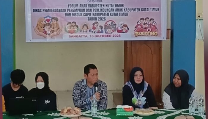 DP3A Kutim Dampingi Forum Anak Sosialisasikan Pencegahan Bullying dan Kekerasan di SD Muhammadiyah 2 Sangatta Utara